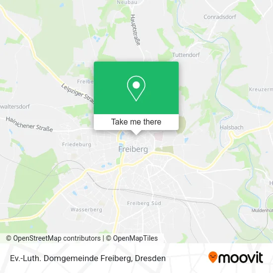 Карта Ev.-Luth. Domgemeinde Freiberg