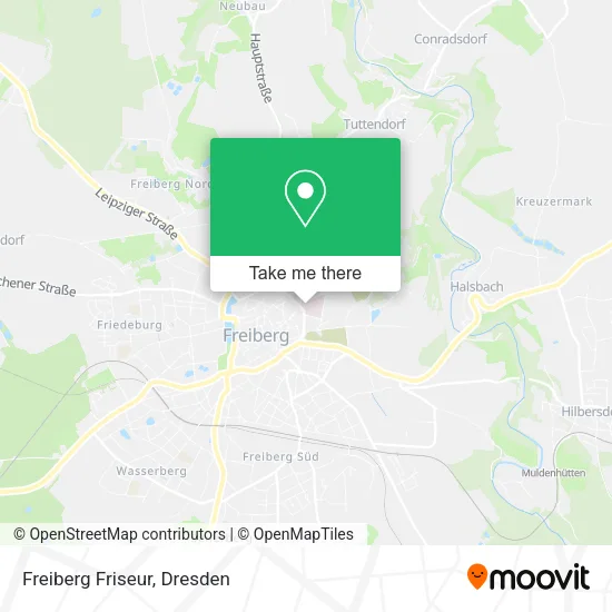 Карта Freiberg Friseur
