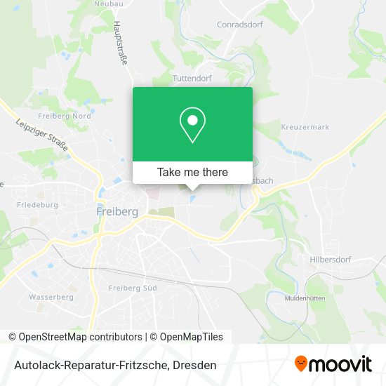 Карта Autolack-Reparatur-Fritzsche