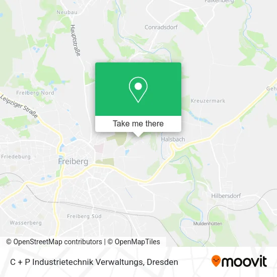 C + P Industrietechnik Verwaltungs map
