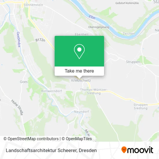 Карта Landschaftsarchitektur Scheerer