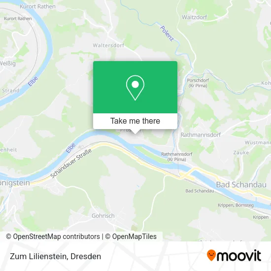 Карта Zum Lilienstein