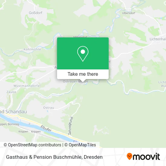 Карта Gasthaus & Pension Buschmühle