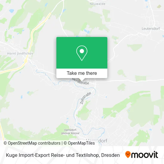 Карта Kuge Import-Export Reise- und Textilshop