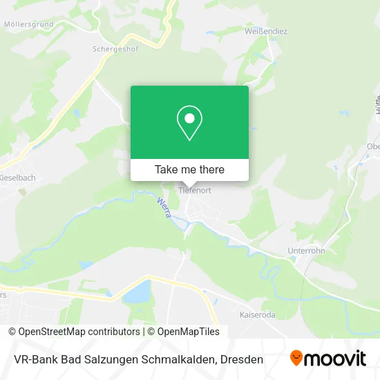 Карта VR-Bank Bad Salzungen Schmalkalden