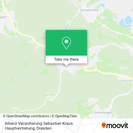 Карта Allianz Versicherung Sebastian Kraus Hauptvertretung