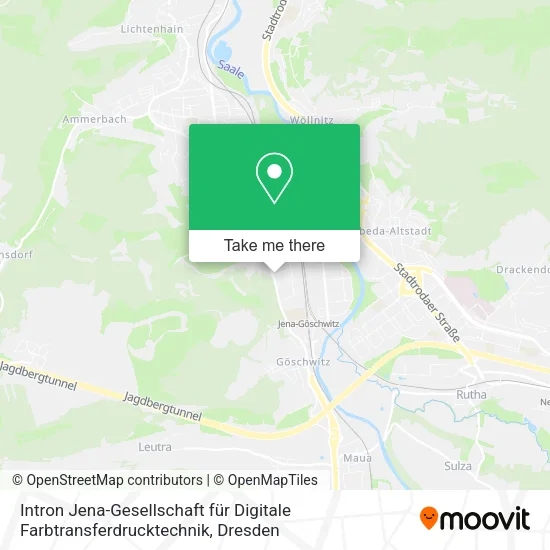 Карта Intron Jena-Gesellschaft für Digitale Farbtransferdrucktechnik