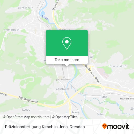 Карта Präzisionsfertigung Kirsch in Jena