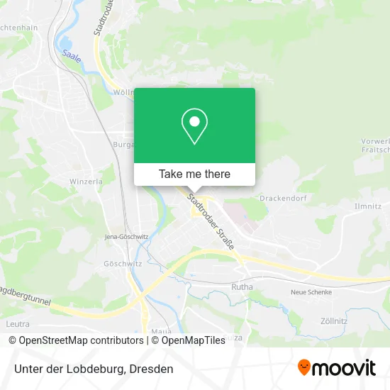 Карта Unter der Lobdeburg