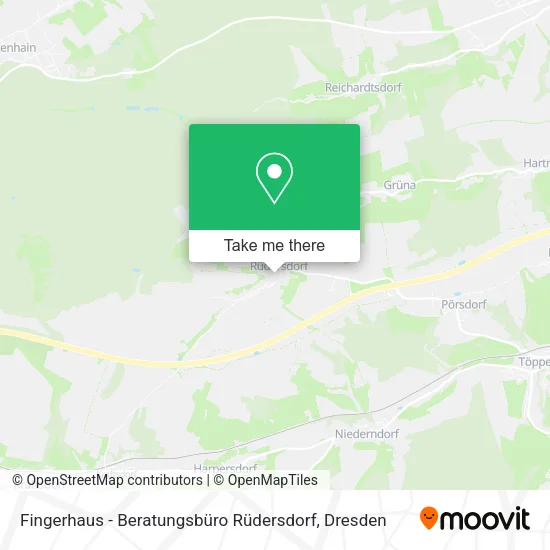 Карта Fingerhaus - Beratungsbüro Rüdersdorf