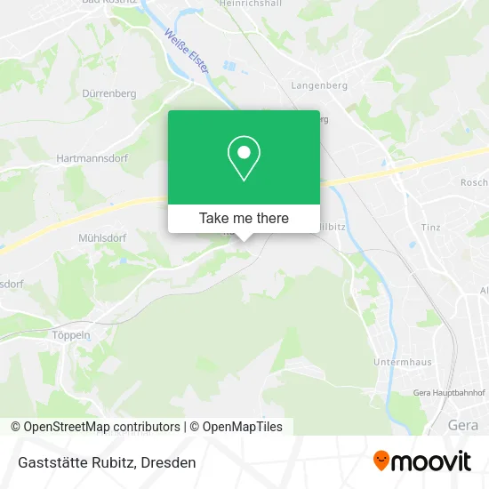 Карта Gaststätte Rubitz