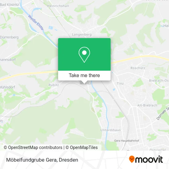 Карта Möbelfundgrube Gera