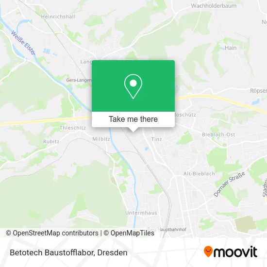 Карта Betotech Baustofflabor