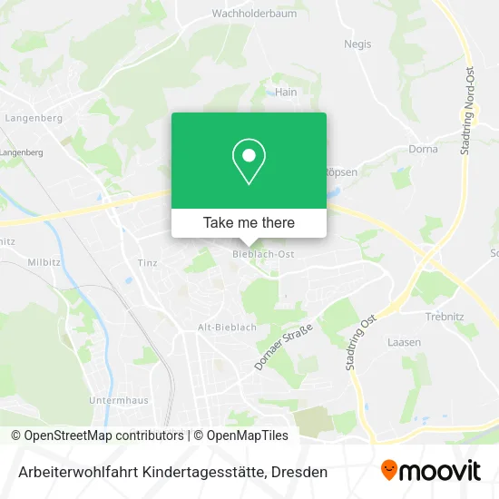 Arbeiterwohlfahrt Kindertagesstätte map