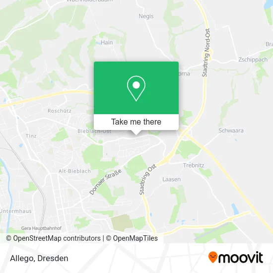 Allego map
