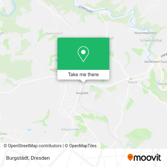 Карта Burgstädt