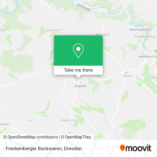 Карта Frankenberger Backwaren