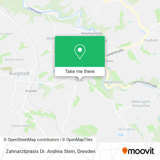 Zahnarztpraxis Dr. Andrea Stein map