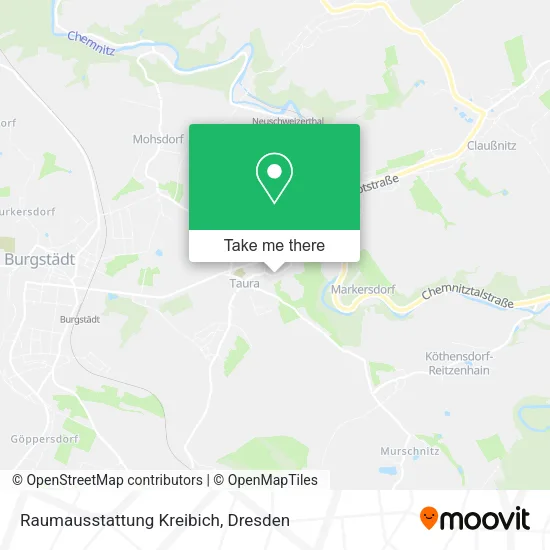 Карта Raumausstattung Kreibich