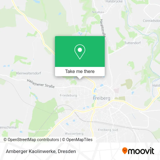 Карта Amberger Kaolinwerke