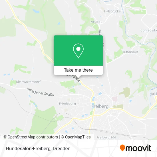 Карта Hundesalon-Freiberg