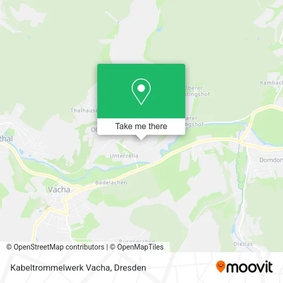 Карта Kabeltrommelwerk Vacha
