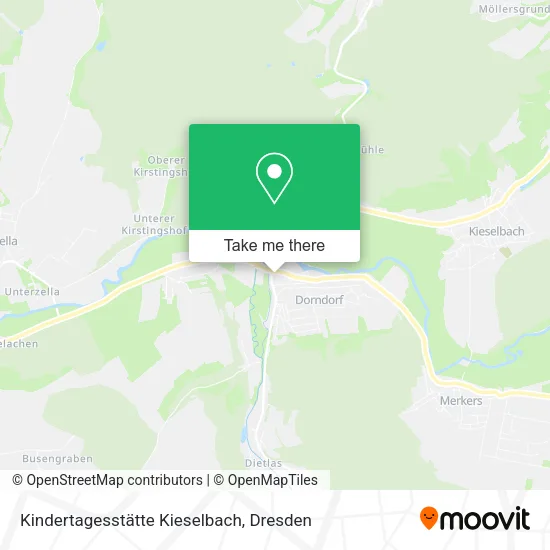 Карта Kindertagesstätte Kieselbach