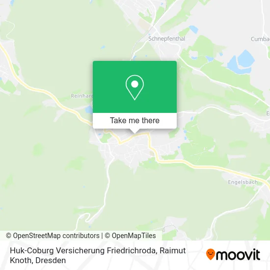 Huk-Coburg Versicherung Friedrichroda, Raimut Knoth map