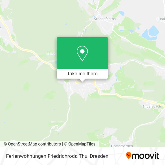 Ferienwohnungen Friedrichroda Thu map