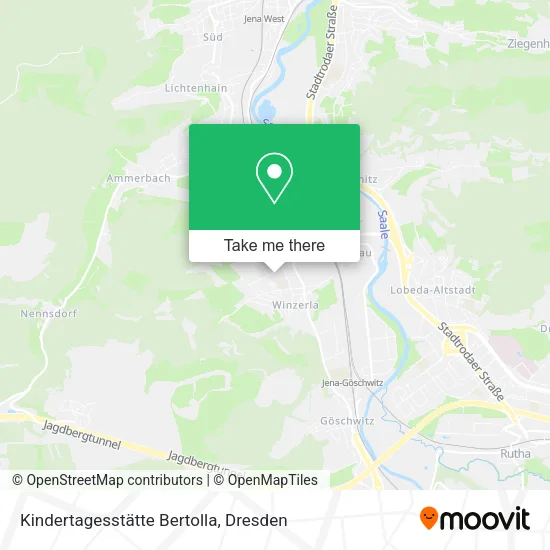 Карта Kindertagesstätte Bertolla