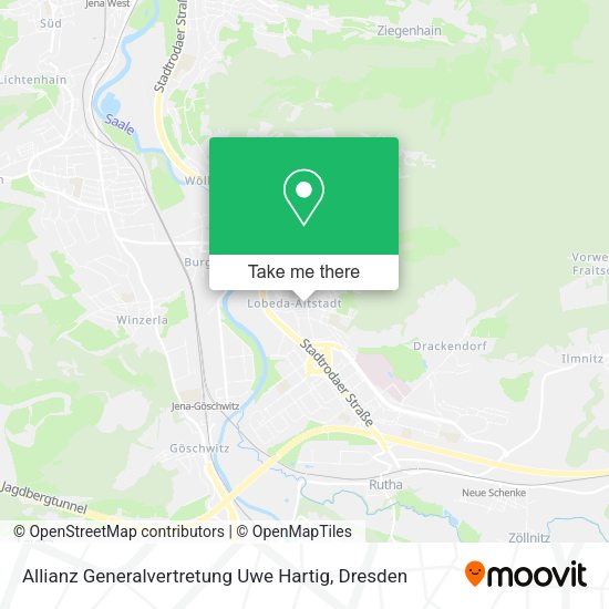Карта Allianz Generalvertretung Uwe Hartig