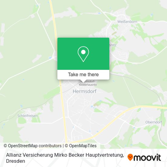 Карта Allianz Versicherung Mirko Becker Hauptvertretung