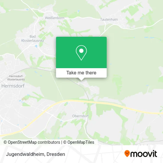 Карта Jugendwaldheim