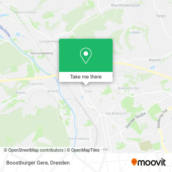 Карта Boostburger Gera