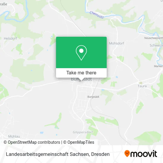 Карта Landesarbeitsgemeinschaft Sachsen