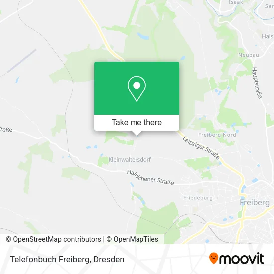 Карта Telefonbuch Freiberg