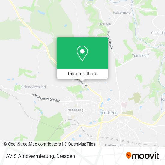 Карта AVIS Autovermietung