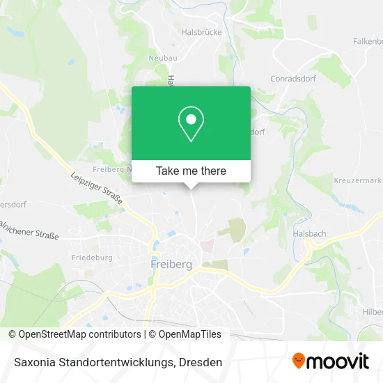Карта Saxonia Standortentwicklungs
