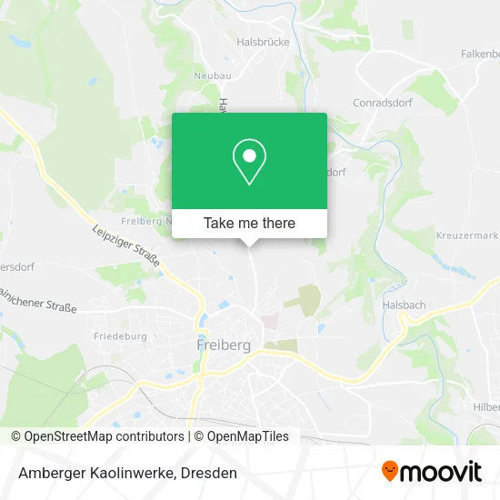 Карта Amberger Kaolinwerke