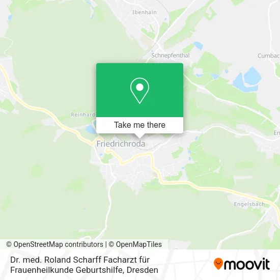 Dr. med. Roland Scharff Facharzt für Frauenheilkunde Geburtshilfe map