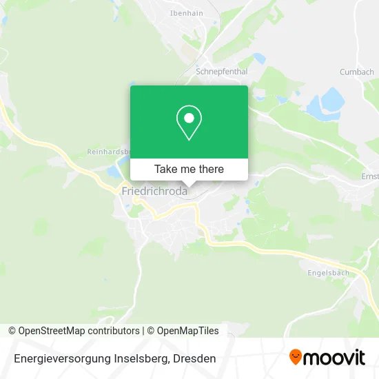 Карта Energieversorgung Inselsberg