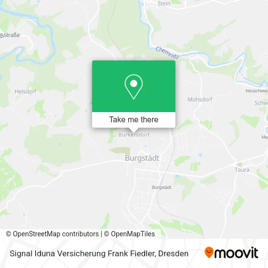 Карта Signal Iduna Versicherung Frank Fiedler