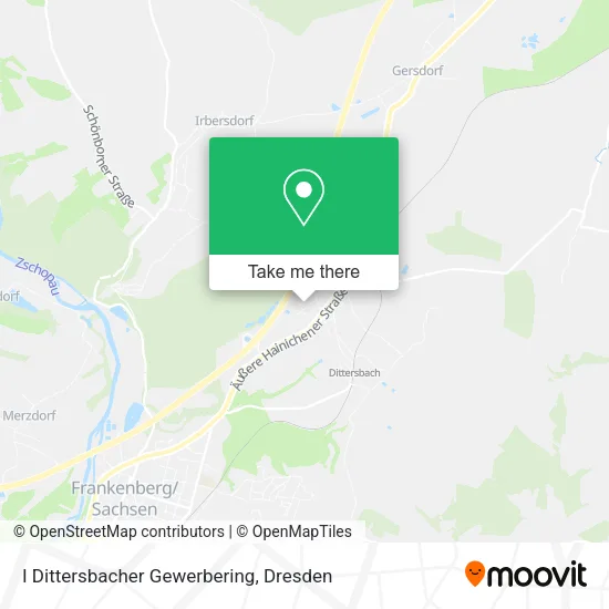 Карта I Dittersbacher Gewerbering