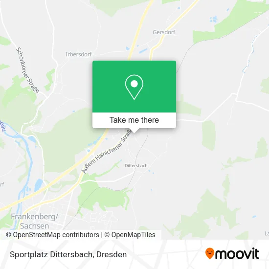 Карта Sportplatz Dittersbach