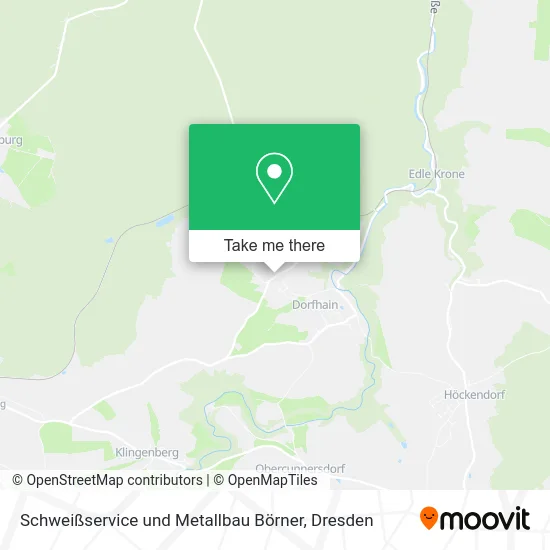 Карта Schweißservice und Metallbau Börner