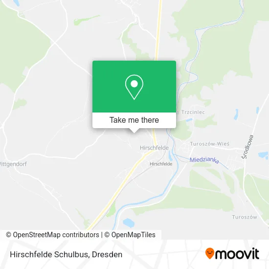 Карта Hirschfelde Schulbus