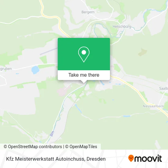Карта Kfz Meisterwerkstatt Autoinchuss