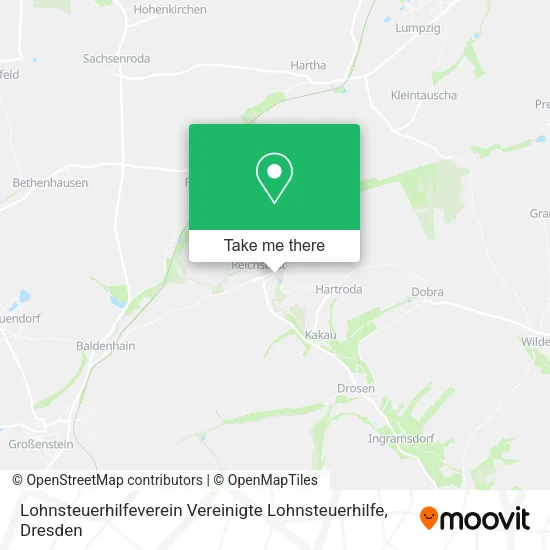 Карта Lohnsteuerhilfeverein Vereinigte Lohnsteuerhilfe