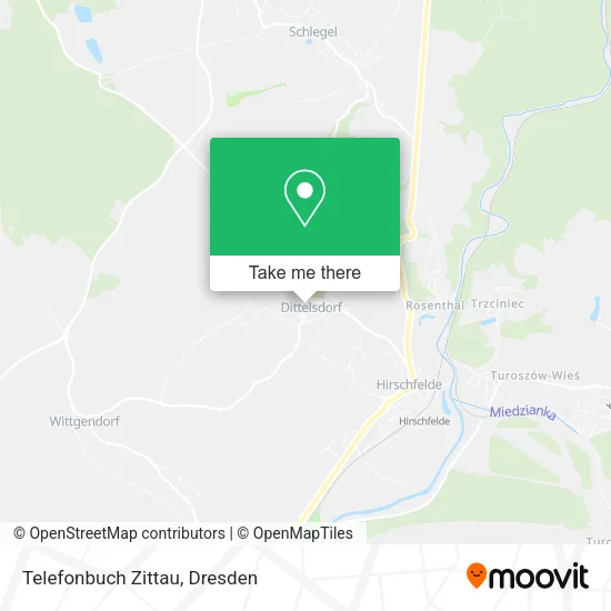 Карта Telefonbuch Zittau