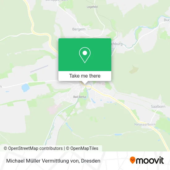 Карта Michael Müller Vermittlung von